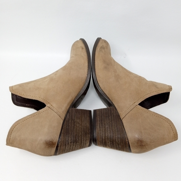 Steve Madden Adelphie Pointed Toe Cut Out Brown Ankle Boots, Women's Size 10 - Picture 11 of 13